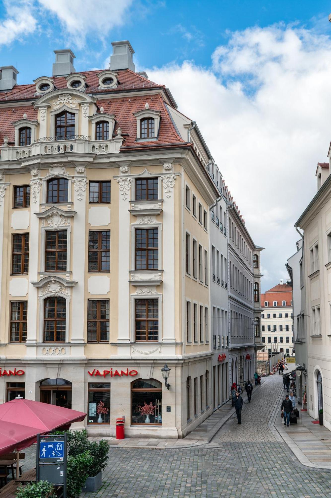 Familienapartment Mit Blick Zur Frauenkirche Drezno Zewnętrze zdjęcie